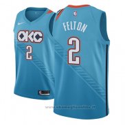 Maglia Oklahoma City Thunder Raymond Felton NO 2 Citta 2018-19 Blu