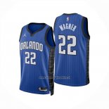 Maglia Orlando Magic Franz Wagner No 22 Statement 2024-25 Blu