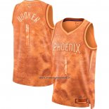 Maglia Phoenix Suns Devin Booker #1 Select Series 2023 Arancione