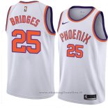 Maglia Phoenix Suns Mikal Bridges NO 25 Classic 2018 Bianco