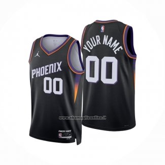 Maglia Phoenix Suns Personalizzate Statement 2025-26 Nero