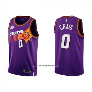 Maglia Phoenix Suns Torrey Craig #0 Classic 2022-23 Viola