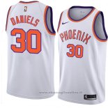 Maglia Phoenix Suns Troy Daniels NO 30 Hardwood Classic 2018 Bianco