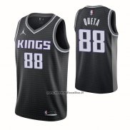 Maglia Sacramento Kings Neemias Queta #24 Statement 2020-21 Nero