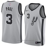 Maglia San Antonio Spurs Brandon Paul NO 3 Statement 2018 Grigio