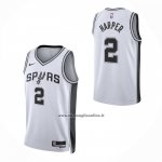 Maglia San Antonio Spurs Dylan Harper No 2 Association 2025-26 Bianco