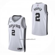 Maglia San Antonio Spurs Dylan Harper No 2 Association 2025-26 Bianco