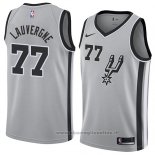 Maglia San Antonio Spurs Joffrey Lauvergne NO 77 Statement 2018 Grigio