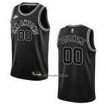 Maglia San Antonio Spurs Personalizzate Classic 2022-23 Nero