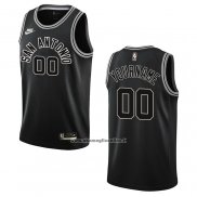 Maglia San Antonio Spurs Personalizzate Classic 2022-23 Nero