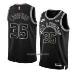 Maglia San Antonio Spurs Romeo Langford #35 Classic 2022-23 Nero