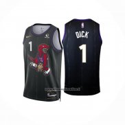 Maglia Toronto Raptors Gradey Dick #1 Citta 2024-25 Nero