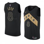 Maglia Toronto Raptors Jordan Loyd NO 8 Citta 2018 Nero