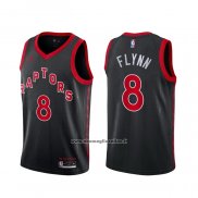 Maglia Toronto Raptors Malachi Flynn #8 Statement 2020-21 Nero