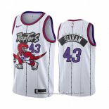 Maglia Toronto Raptors Pascal Siakam NO 43 Classic 2019-20 Bianco