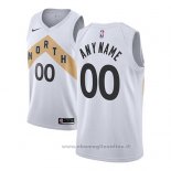 Maglia Toronto Raptors Personalizzate Citta 2017-18 Bianco