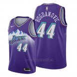 Maglia Utah Jazz Bojan Bogdanovic NO 44 Hardwood Classics 2019-20 Viola