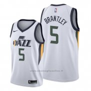 Maglia Utah Jazz Jarrell Brantley NO 5 Association 2019-20 Bianco