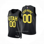 Maglia Utah Jazz Personalizzate Statement 2024-25 Nero