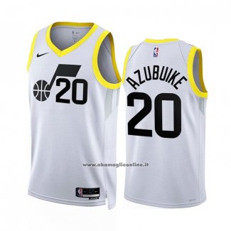 Maglia Utah Jazz Udoka Azubuike #20 Association 2022-23 Bianco