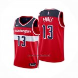 Maglia Washington Wizards Jordan Poole No 13 Icon 2024-25 Rosso