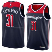 Maglia Washington Wizards Tomas Satoransky NO 31 Statement 2018 Nero