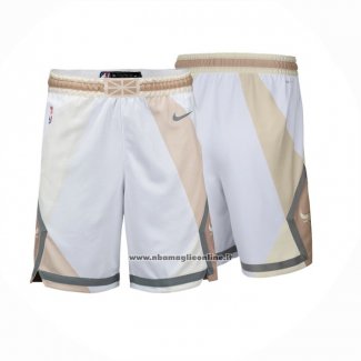 Pantaloncini Chicago Bulls Citta 2024-25 Bianco