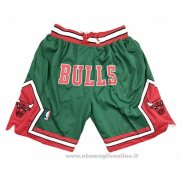 Pantaloncini Chicago Bulls Just Don 2019 Verde