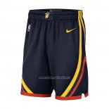 Pantaloncini Golden State Warriors Citta 2020-21 Blu