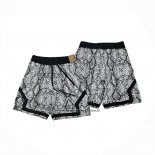 Pantaloncini Jordan Just Don Grigio Nero