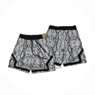 Pantaloncini Jordan Just Don Grigio Nero