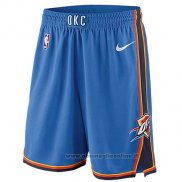 Pantaloncini Oklahoma City Thunder 2017-18 Blu2