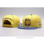 Cappellino Golden State Warriors Snapback Blu Giallo