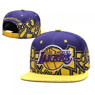 Cappellino Los Angeles Lakers Viola Giallo