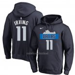 Felpa con Cappuccio Dallas Mavericks Kyrie Irving Statement Blu