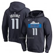 Felpa con Cappuccio Dallas Mavericks Kyrie Irving Statement Blu