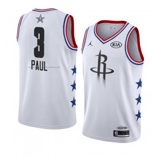 Maglia All Star 2019 Houston Rockets Chris Paul NO 3 Bianco