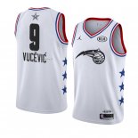 Maglia All Star 2019 Orlando Magic Nikola Vucevic NO 9 Bianco