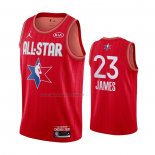 Maglia All Star 2020 Los Angeles Lakers LeBron James NO 23 Rosso