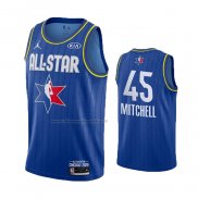 Maglia All Star 2020 Utah Jazz Donovan Mitchell NO 45 Blu