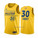 Maglia All Star 2021 Golden State Warriors Stephen Curry #30 Or