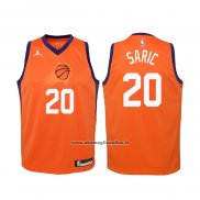 Maglia Bambino Phoenix Suns Dario Saric #20 Statement 2020-21 Arancione