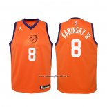 Maglia Bambino Phoenix Suns Frank Kaminsky Iii #8 Statement 2020-21 Arancione