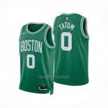 Maglia Boston Celtics Jayson Tatum No 0 Icon 2024-25 Verde
