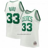 Maglia Boston Celtics Larry Bird #33 Mitchell & Ness 1985-86 Bianco