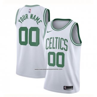 Maglia Boston Celtics Personalizzate Association 2020-21 Bianco