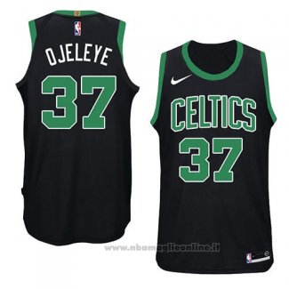 Maglia Boston Celtics Semi Ojeleye NO 37 Statement 2018 Nero