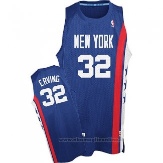 Maglia Brooklyn Nets Julius Erving NO 32 Throwback Blu