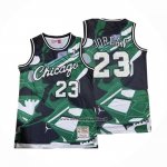 Maglia Chicago Bulls Michael Jordan #23 Mitchell & Ness Verde