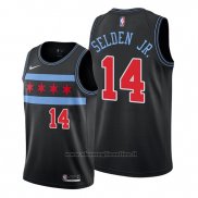 Maglia Chicago Bulls Wayne Selden Jr. NO 14 Citta Nero